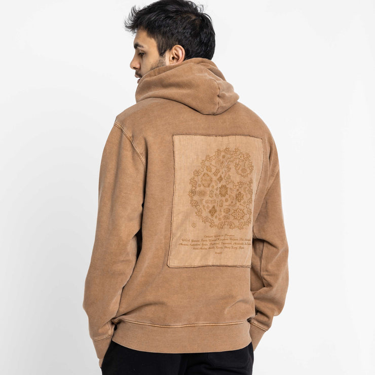 HOODED VERSE PATCH SWEAT