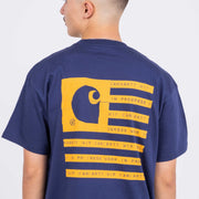 T-SHIRT LABEL STATE FLAG